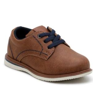 Max & Jake Brown Toddler Boy Slip On Dress Shoes